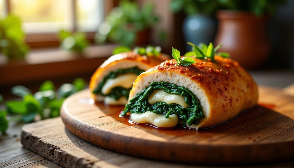 Blanc de poulet farci épinards-mozzarella : l'astuce au four qui garantit une viande tendre et juteuse à chaque fois Blanc de poulet farci épinards-mozzarella : l'astuce au four qui garantit une viande tendre et juteuse à chaque fois