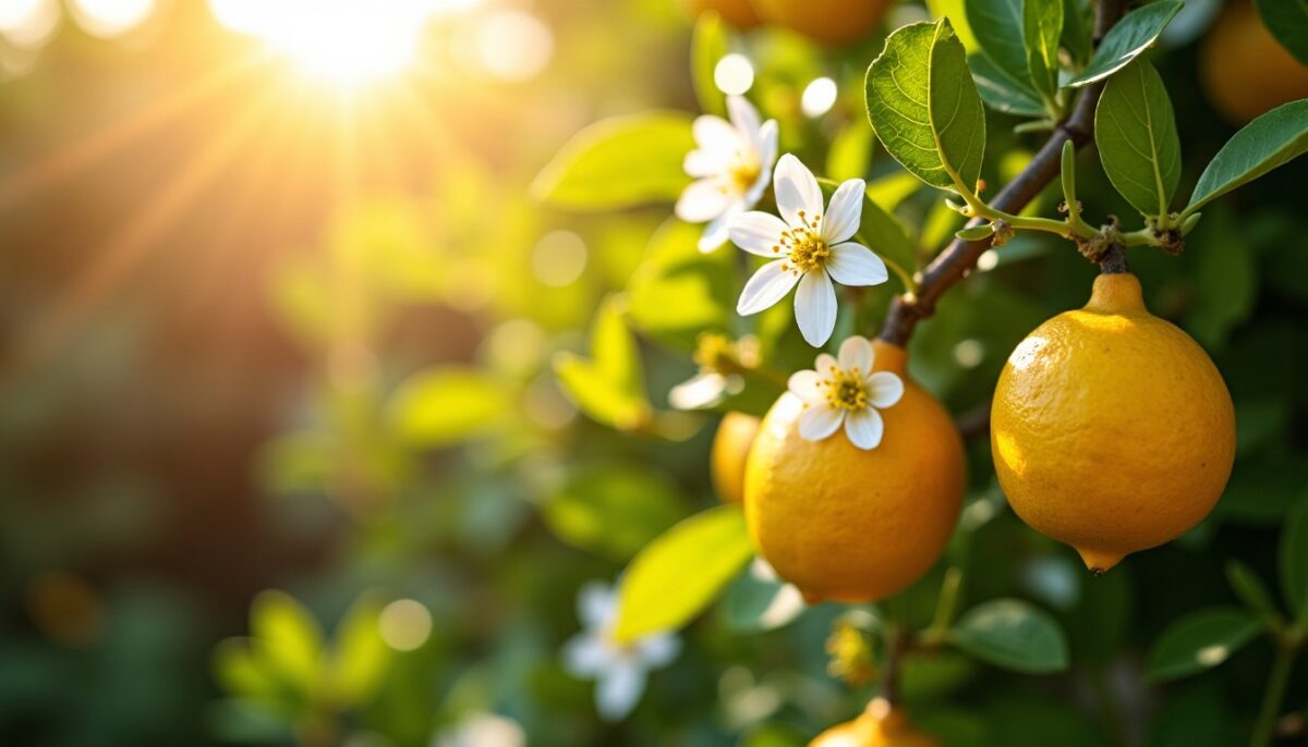 Ce geste matinal simple auquel on ne pense jamais transforme les fleurs stériles de votre citronnier en fruits juteux