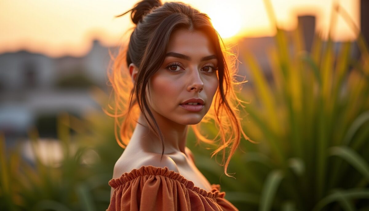 Sortilège bohème : Vanessa Hudgens sublime avec son chignon élégant et décontracté