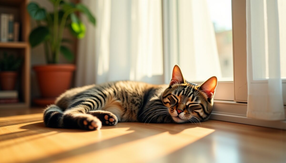 Coup de chaleur chez le chat : ce signe subtil durant sa sieste peut indiquer un danger vital