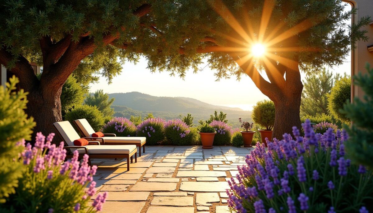 Olivier et lavande : 10 astuces pour métamorphoser une dalle grise en terrasse méditerranéenne dès cet été