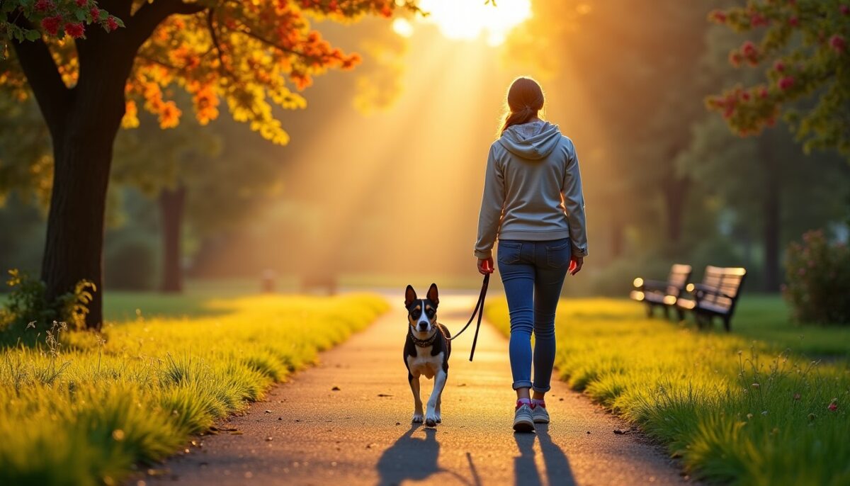 Pourquoi presser son chien lors de la balade nuit à son calme et à son bien-être