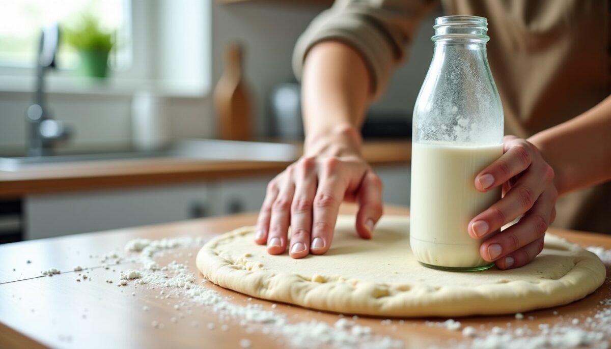« Fini la pâte qui colle ! » : Comment j’ai remplacé mon rouleau à pâtisserie par un objet commun du frigo « Fini la pâte qui colle ! » : Comment j’ai remplacé mon rouleau à pâtisserie par un objet commun du frigo