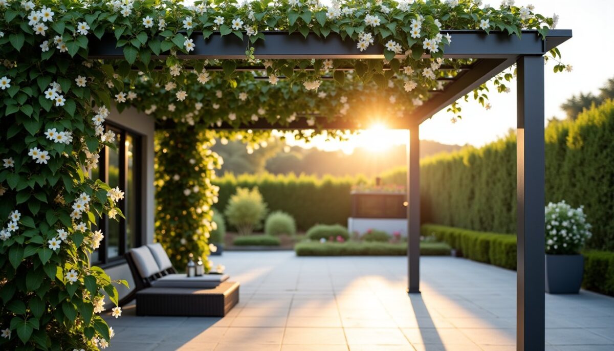 Pergola en alu : découvrez pourquoi les décorateurs préfèrent la canopée de jasmin étoilé en 2026 Pergola en alu : découvrez pourquoi les décorateurs préfèrent la canopée de jasmin étoilé en 2026