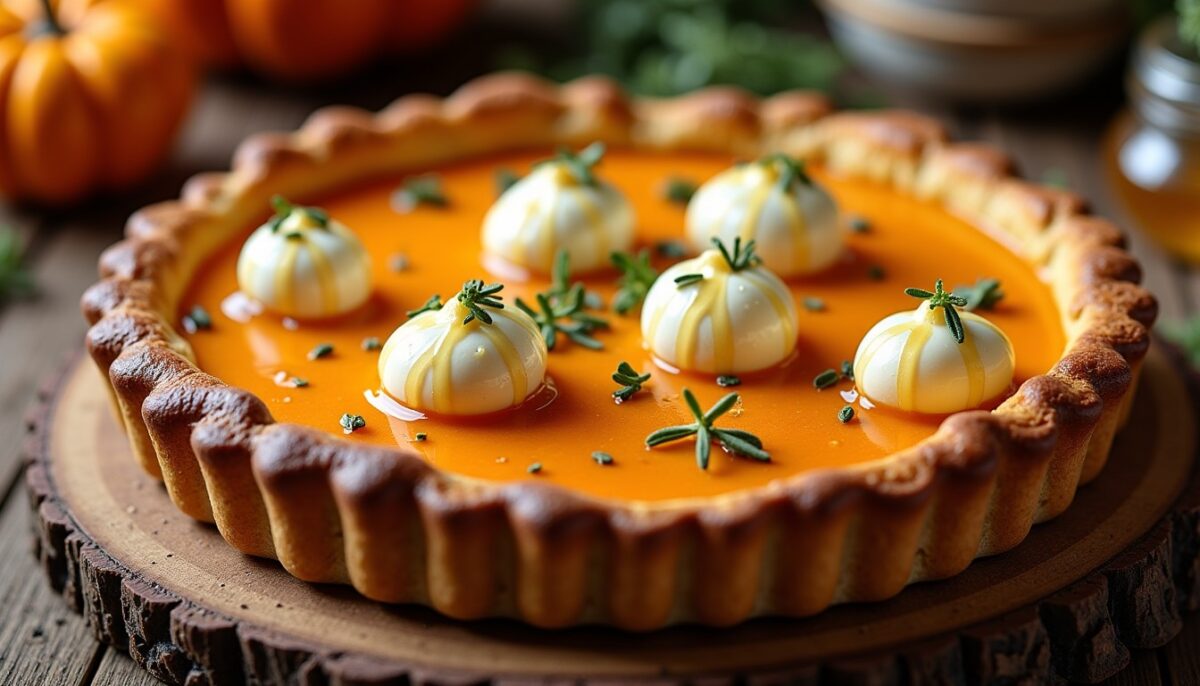 Courge butternut : laissez tomber le velouté traditionnel et découvrez la tarte croustillante au chèvre et miel, la star gourmande de l’automne